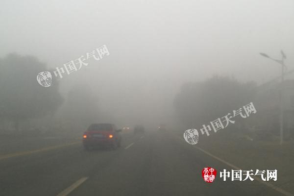 今晨辽宁出现大雾天气 导致多条高速公路封闭