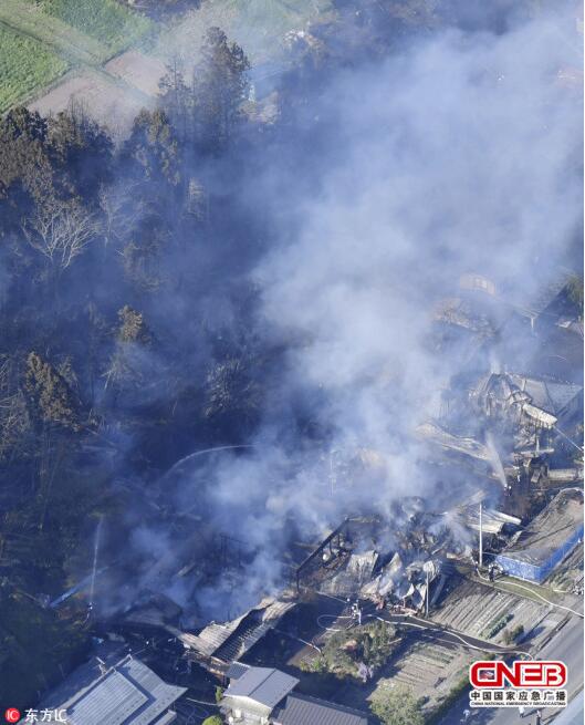 日本宫城县发生山林火灾 117户家庭避难